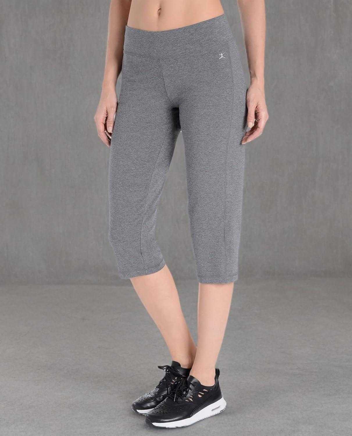 imageDanskin Essentials Yoga Crop PantCharcoal