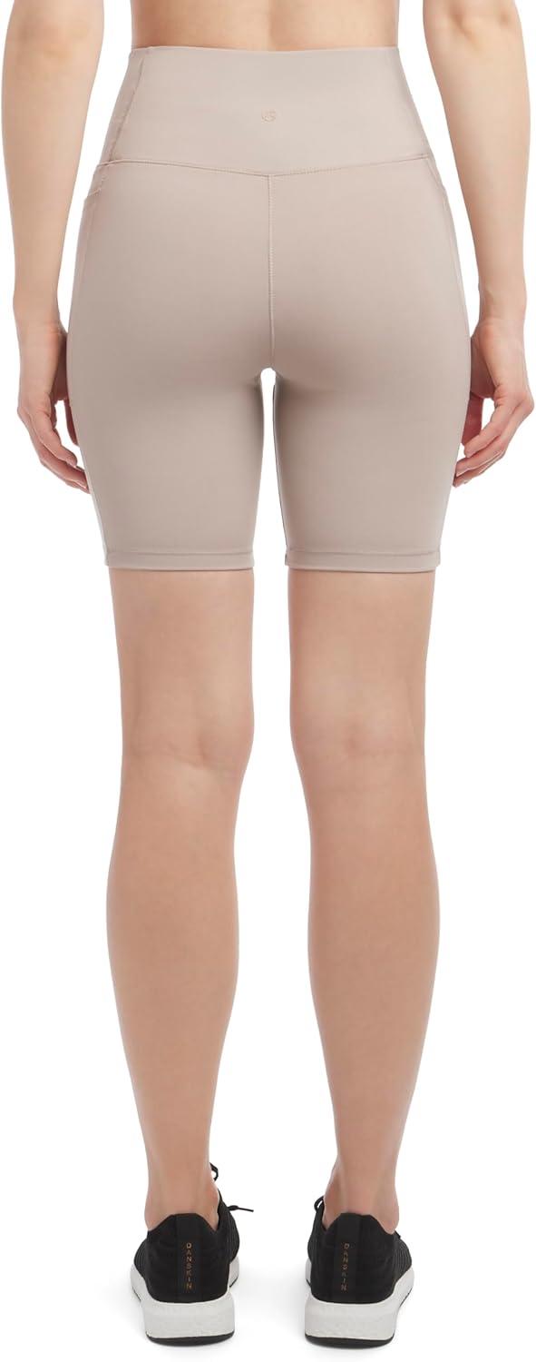 imageDanskin Womens 2Pack 7quot Active Bike ShortsBlack SaltAtmosphere