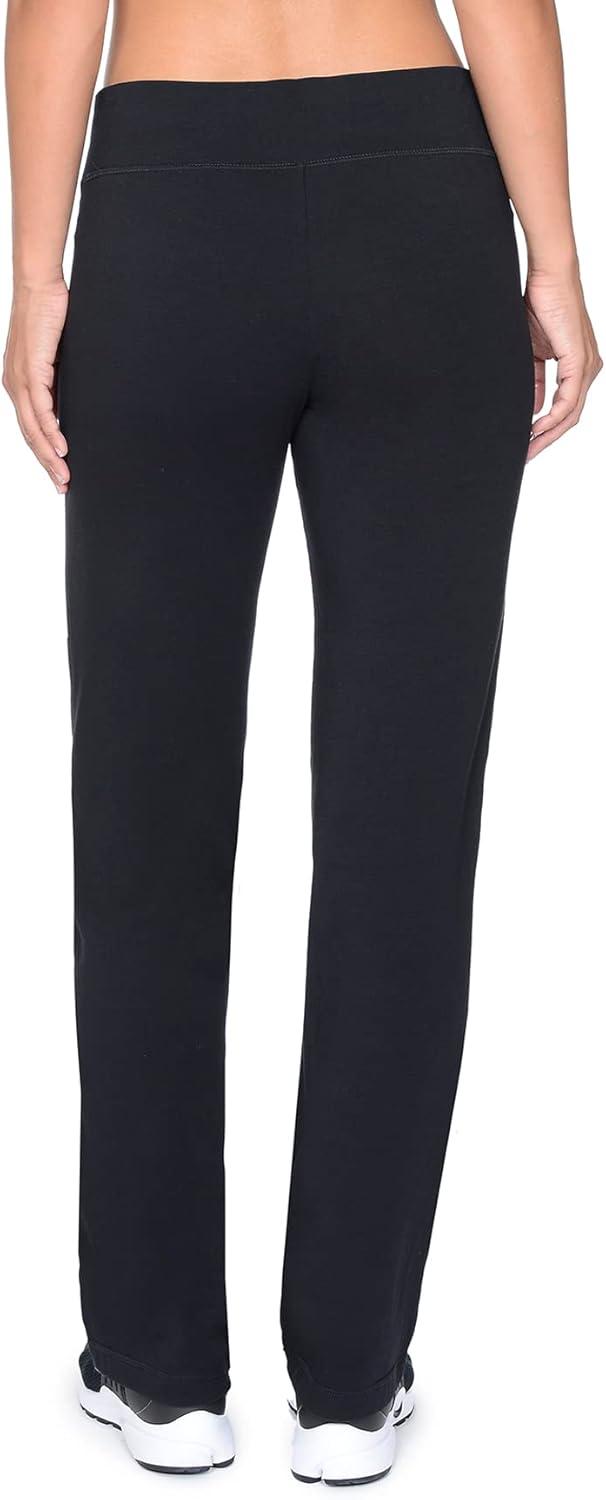 imageDanskin Womens Essential Sleek Fit Yoga PantBlack