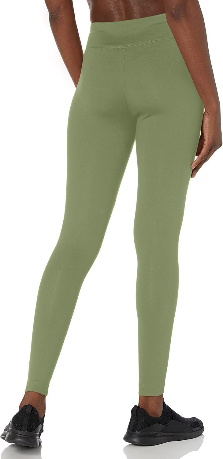 imageDanskin Womens Signature Wide Waist Yoga Ankle LeggingHedge Green