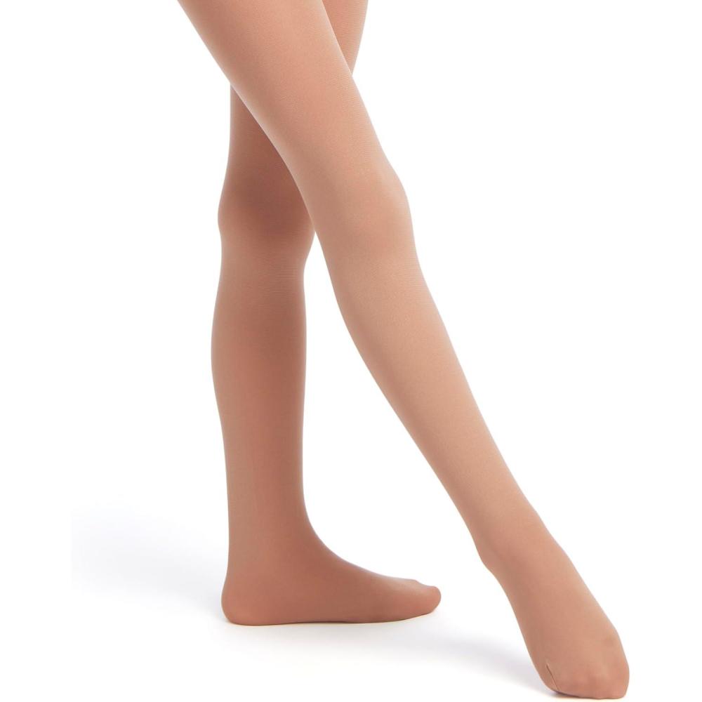imageDanskin Girls Student Footed TightClassic Light Toast