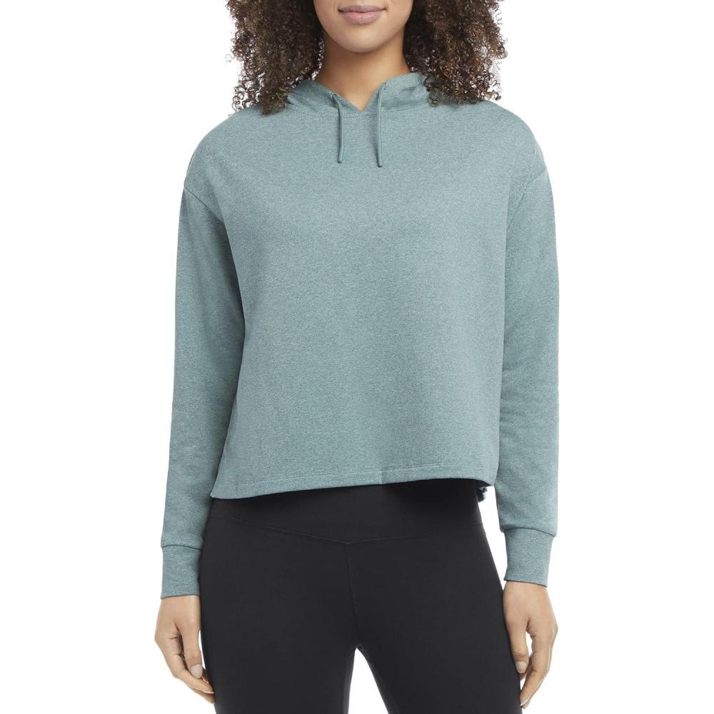 imageDanskin Sustainable Soft HoodieGranite Green Space Dye