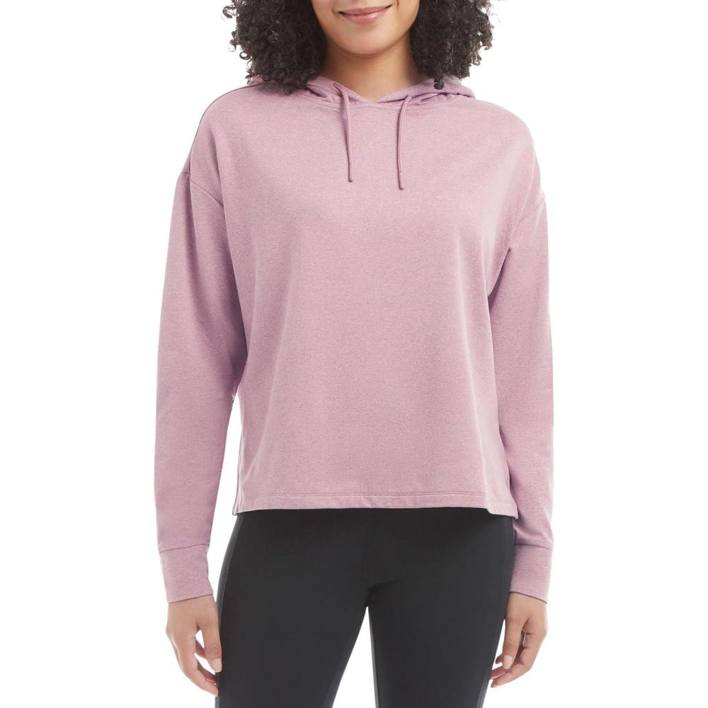 imageDanskin Sustainable Soft HoodieWistful Mauve Space Dye