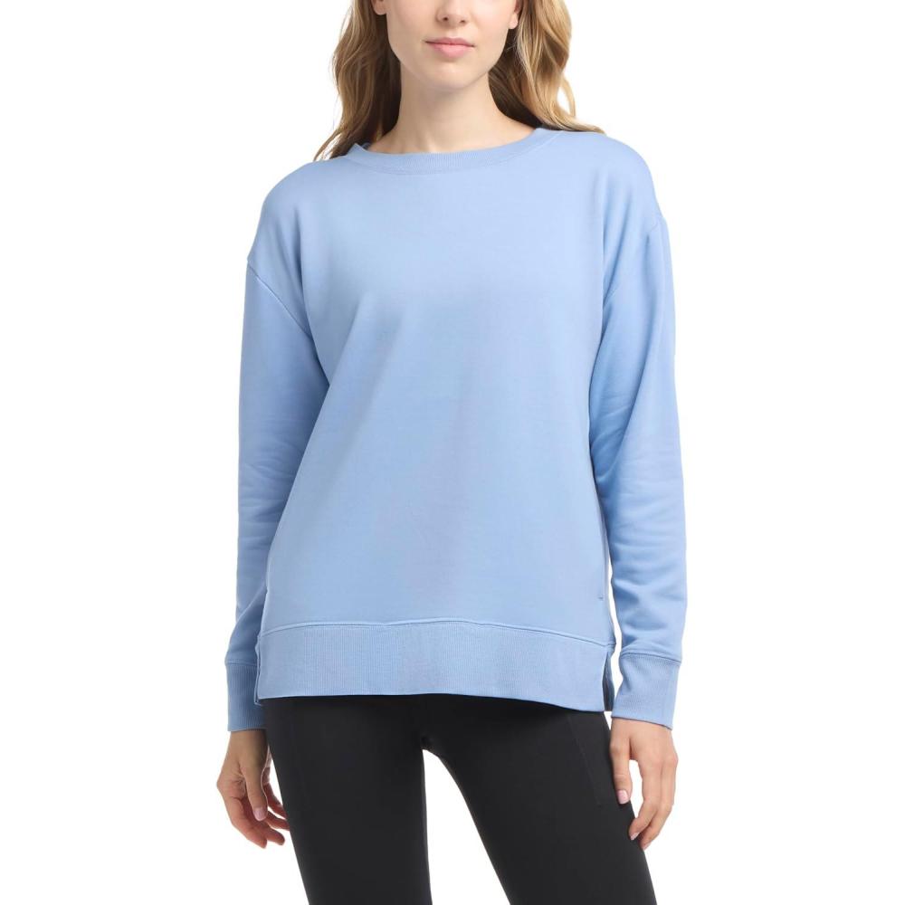 imageDanskin Womens Active Split Hem Tunic PulloverEndless Sky