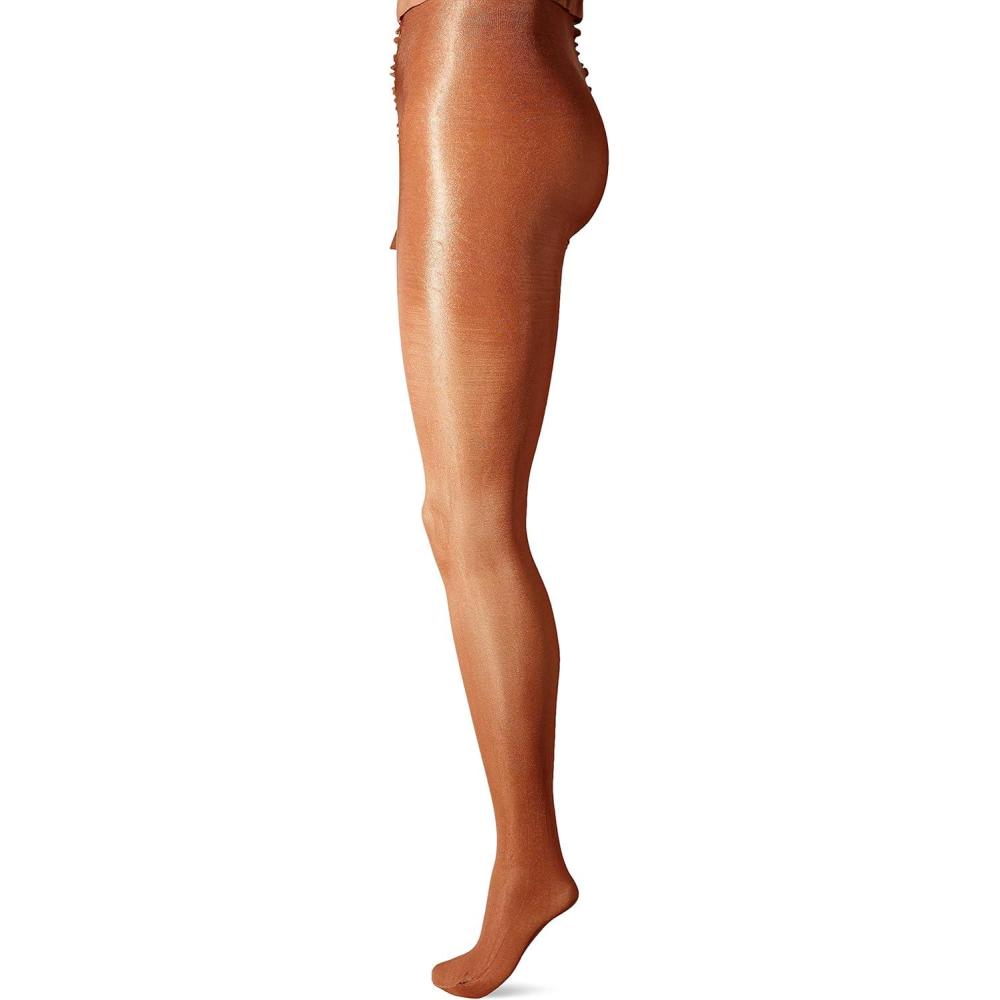 imageDanskin Womens Compression Footed TightClassic Light Toast