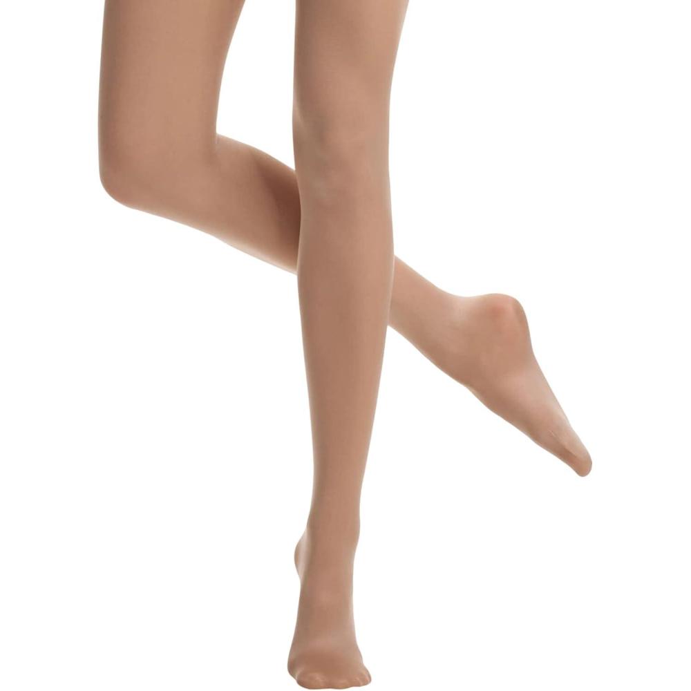 imageDanskin Womens Compression Footed TightLight Toast