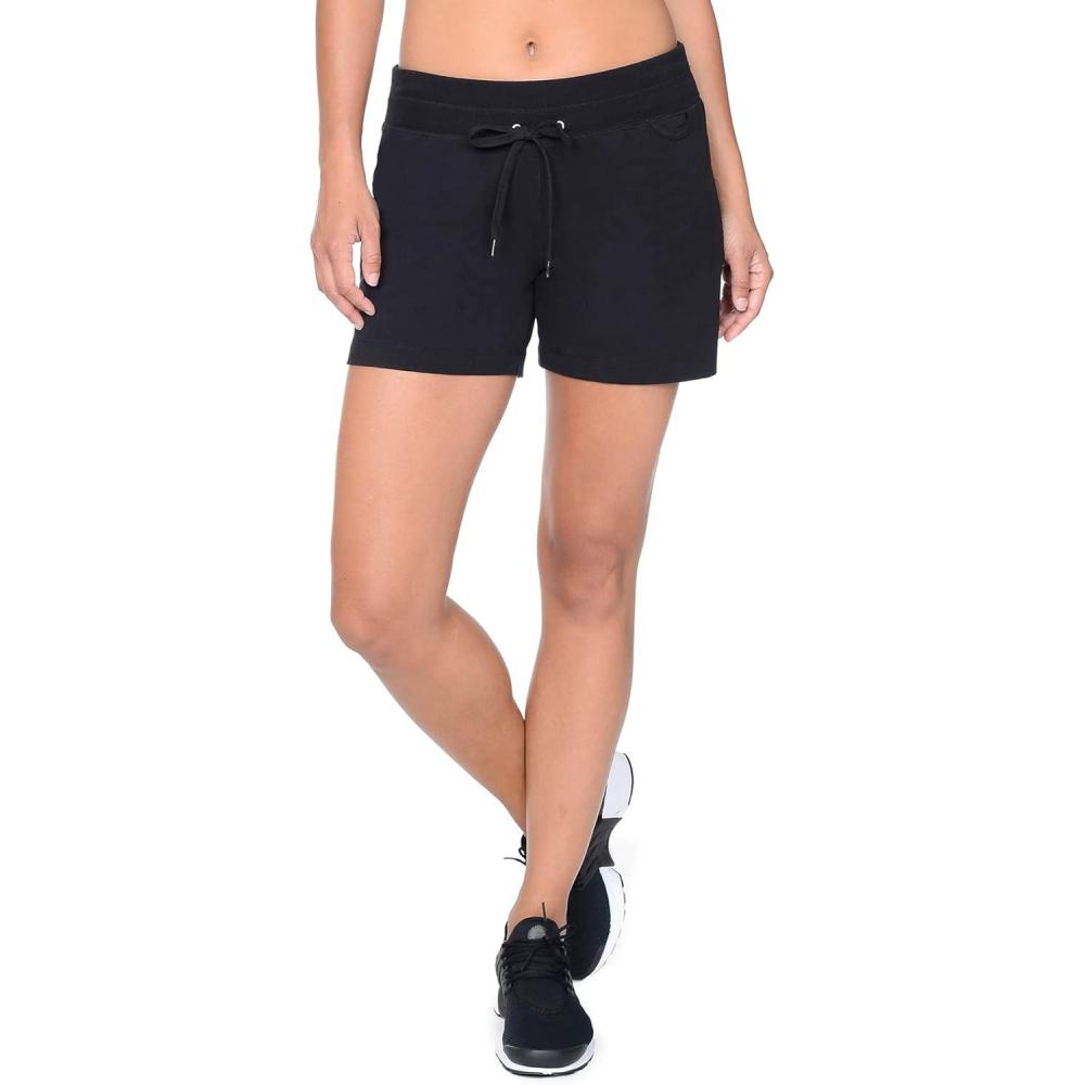 imageDanskin Womens Drawcord Short Black Small