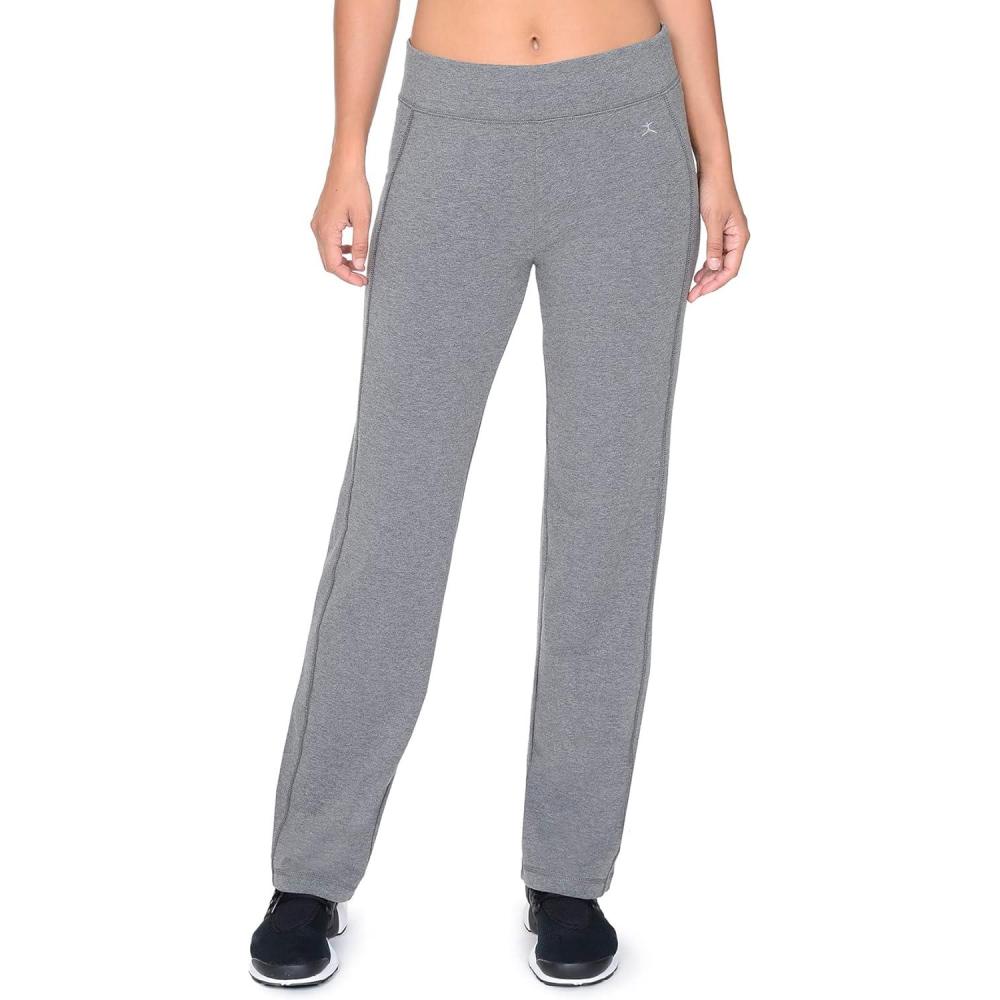 imageDanskin Womens Essential Sleek Fit Yoga PantCharcoal