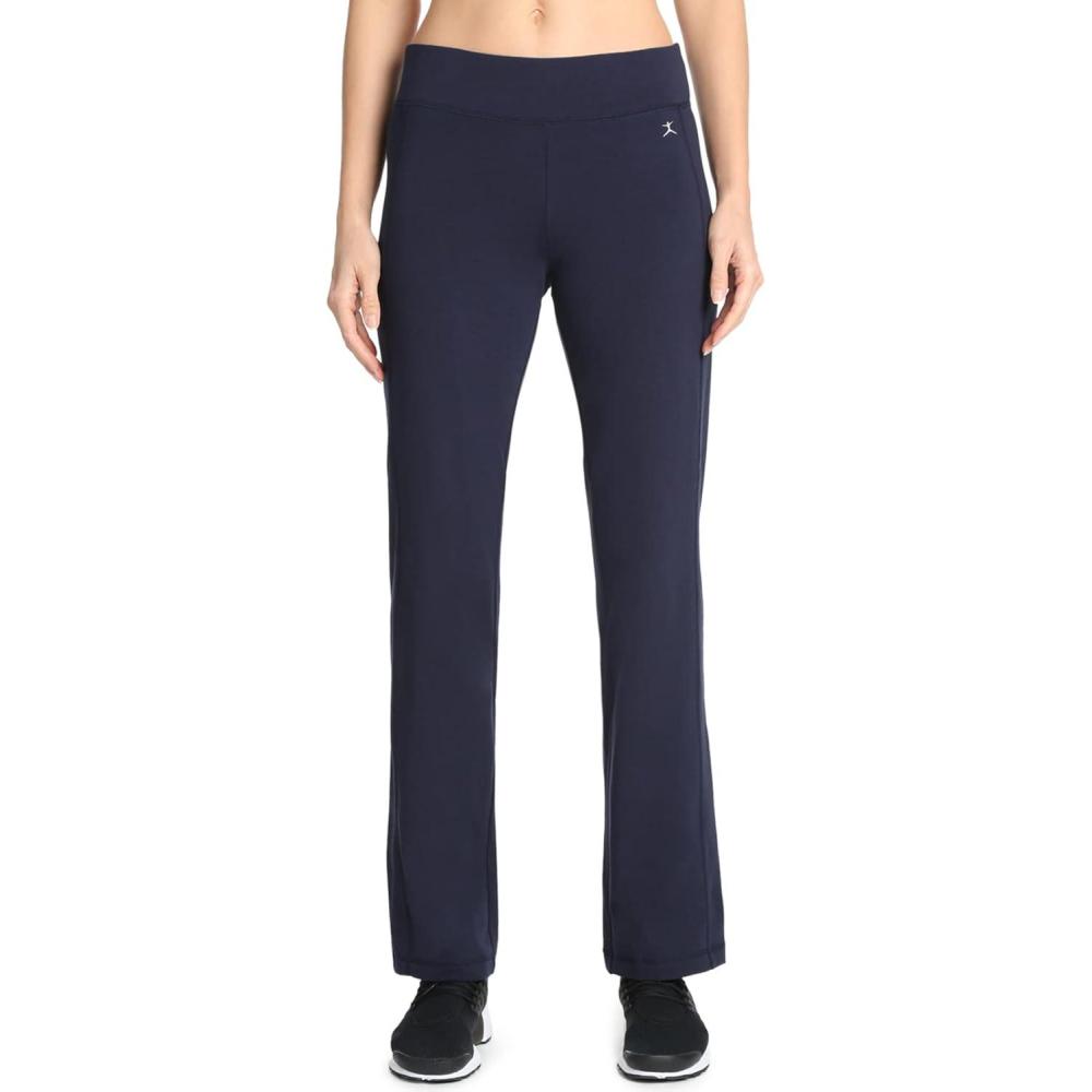 imageDanskin Womens Essential Sleek Fit Yoga PantMidnight Navy
