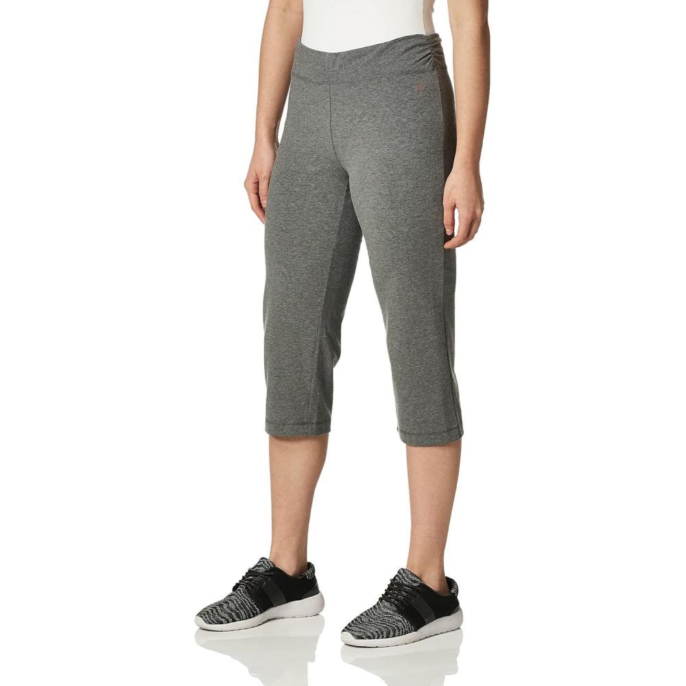 imageDanskin Womens Everyday Sleek Fit CropCharcoal Grey Heather
