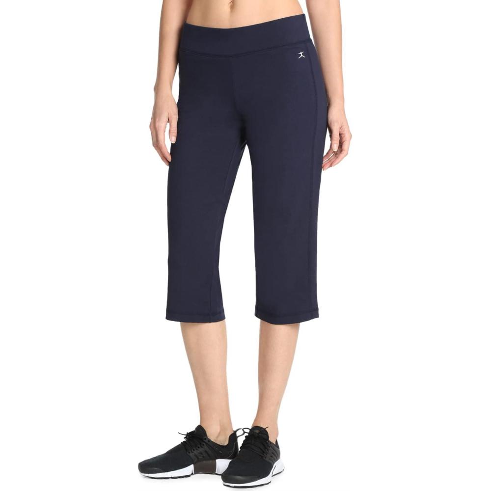 imageDanskin Womens Everyday Sleek Fit CropMidnight Navy