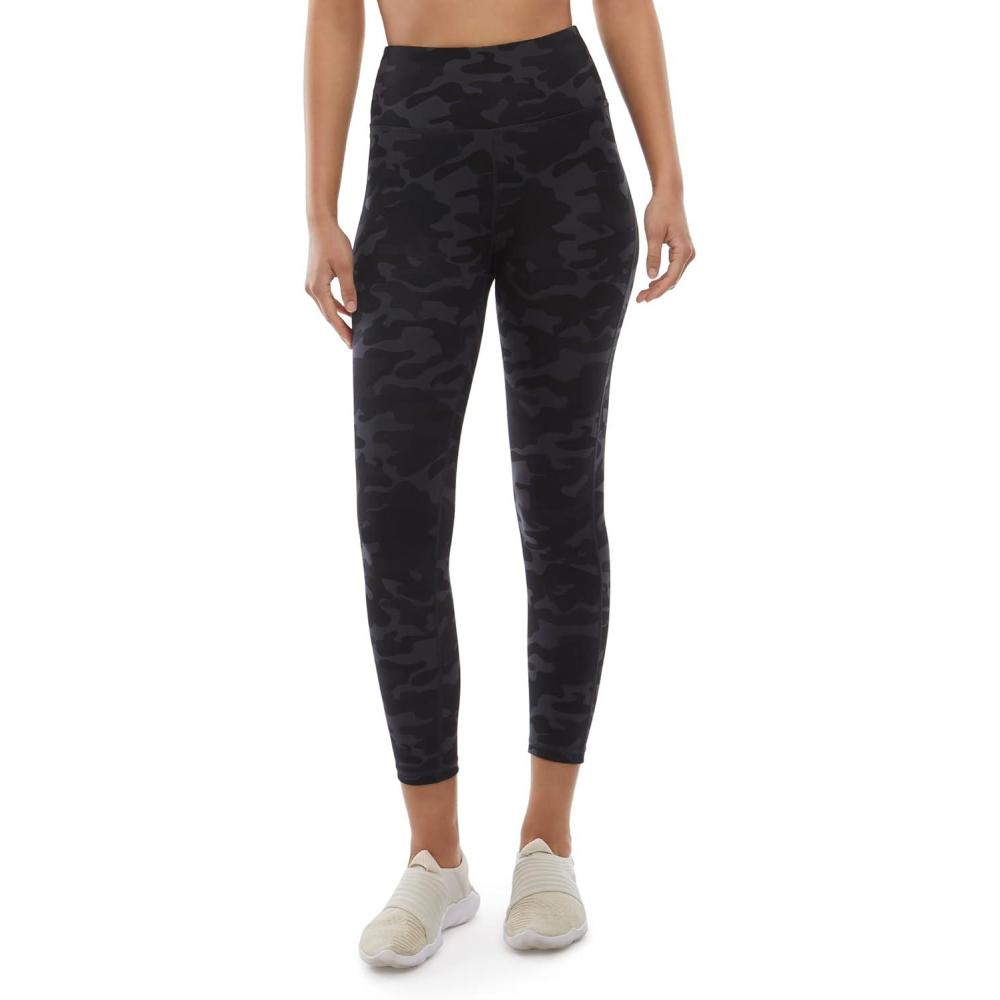 imageDanskin Womens Printed High Rise 78 LeggingBlack Camo