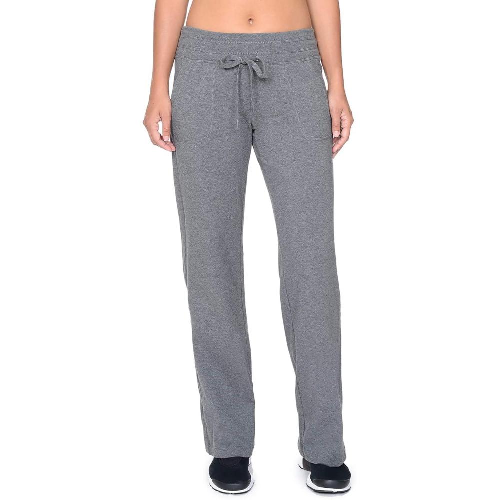 imageDanskin Womens plussize Plus Size Drawcord Athletic PantCharcoal Heather