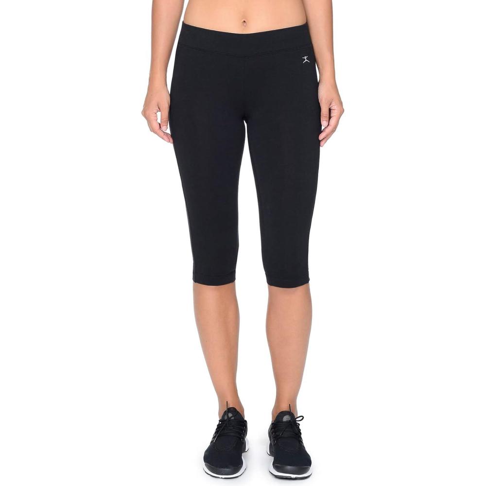 imageDanskin womens Essential Capri Athletic LeggingsBlack