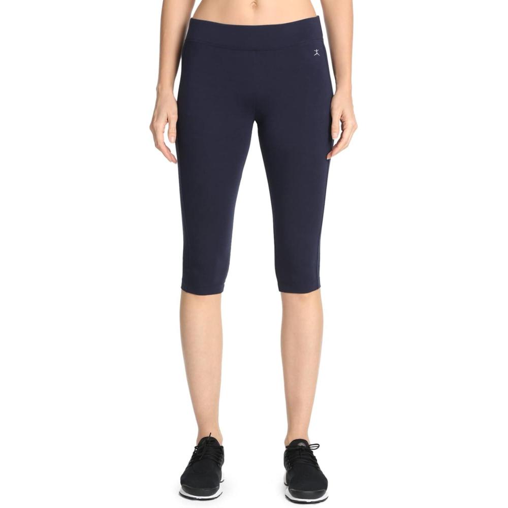 imageDanskin womens Essential Capri Athletic LeggingsMidnight Navy