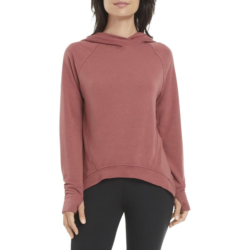 imageDanskin womens Tie Dye Pullover Sweatshirt HoodieCider