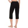 Danskin Essentials Yoga Crop Pant(Black)
