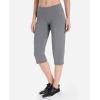Danskin Essentials Yoga Crop Pant(Charcoal)