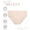 Danskin Girls Underwear Hipster Briefs – 10 Pack Comfort Stretch Breathable Cotton Underwear Hipster Panties for Girls (4-12)(Heather Grey/White/Blush/Brown)