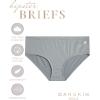 Danskin Girls Underwear Hipster Briefs – 10 Pack Comfort Stretch Breathable Cotton Underwear Hipster Panties for Girls (4-12)(Sea/Grey/Coral/Blush/Heather Grey)