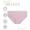 Danskin Girls Underwear Hipster Briefs – 5 Pack Comfort Stretch Breathable Cotton Underwear Hipster Panties for Girls (4-12)(Totally Lilac/White/Light Grey Heather/White/Pink)