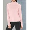 Danskin Supersoft Quarter Zip Pullover(Pink Mist Melange)