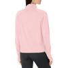 Danskin Supersoft Quarter Zip Pullover(Pink Mist Melange)