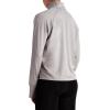 Danskin Supersoft Quarter Zip Pullover(Silver Melange)