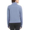 Danskin Supersoft Quarter Zip Pullover(Stonewash Melange)