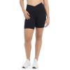 Danskin Womens 2-Pack 7″ Active Bike Shorts(Black/Black)