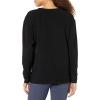 Danskin Women’s Active Split Hem Tunic Pullover(Black Salt)