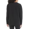 Danskin Women’s Active Split Hem Tunic Pullover(Black Salt)