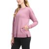 Danskin Women’s Active Split Hem Tunic Pullover(Dusky Orchid)