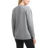 Danskin Women’s Active Split Hem Tunic Pullover(Medium Grey Heather)