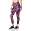 Danskin Womens All Over Printed Capri LeggingLeggings(Amethyst Tie Dye Swirl)