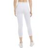 Danskin Womens Curved Contour Capri Legging(White)