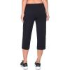 Danskin Women’s Drawcord Crop Pant(Black)