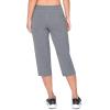 Danskin Women’s Drawcord Crop Pant(Charcoal Heather)