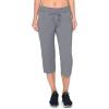 Danskin Women’s Drawcord Crop Pant(Charcoal Heather)