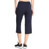 Danskin Women’s Drawcord Crop Pant(Midnight Navy)