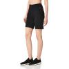 Danskin Women’s Essential Side Shirred Bermuda Short(Black)