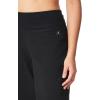 Danskin Women’s Essential Wide Waistband Bermuda Short(Black)