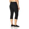 Danskin Womens Everyday Basic Capri(Black)