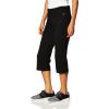 Danskin Womens Everyday Sleek Fit Crop(Black)