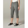 Danskin Womens Everyday Sleek Fit Crop(Charcoal Grey Heather)