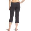 Danskin Womens Everyday Sleek Fit Crop(Charcoal Grey Heather)