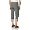 Danskin Womens Everyday Sleek Fit Crop(Charcoal Grey Heather)