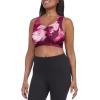 Danskin Women’s Ice Dye Longline Racerback Bra(Festival Fuchsia)