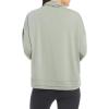 Danskin Women’s Long Sleeve Cowl Neck Pullover(Agave Green)