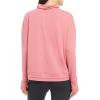 Danskin Women’s Long Sleeve Cowl Neck Pullover(Slate Rose)